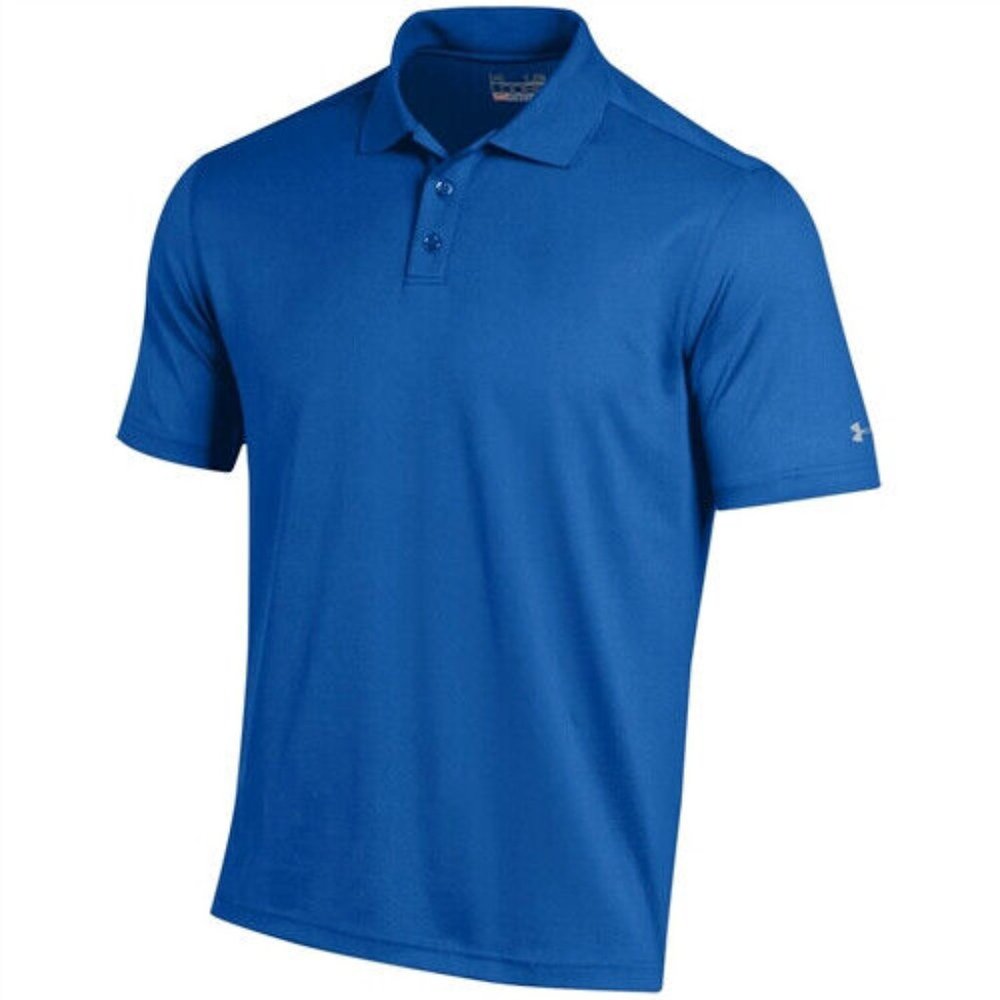 NWT! UNDER ARMOUR Men's 'PERFORMANCE Polo‎ Shirt- Blue/Large